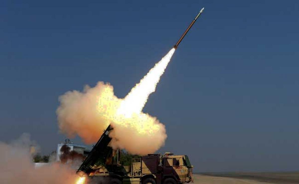 Guided Pinaka Rocket Successfully Test Fired From Odishas Chandipur